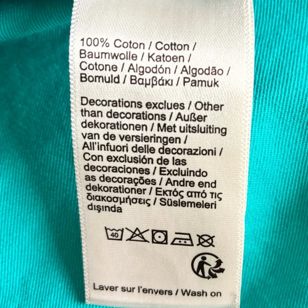Lacoste Men’s Slim Fit Golf Shorts Turquoise Size 34 Flat Front